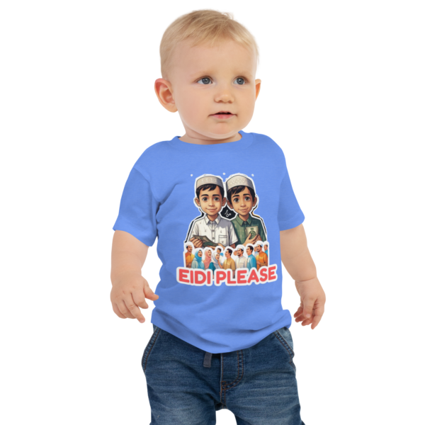 Baby JerEidi Please Kids T-Shirt - Eid Gift for Kids, Eid Celebration Outfit , Fun Eid Mubarak Tee, Islamic Clothing ,Festive Eid Wear - Image 6