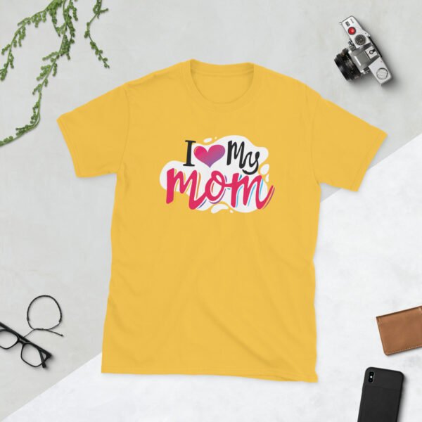 I Love My Mom Mothers Day T-shirt Women T-Shirt Top | Mama Tee, Mom Shirt, Mom Lover Top - Image 10