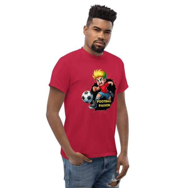 Football Passion T-Shirt | Energetic Soccer Fan Tee, Cartoon Sports Shirt, Game Day Outfit - Image 20