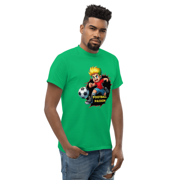 Football Passion T-Shirt | Energetic Soccer Fan Tee, Cartoon Sports Shirt, Game Day Outfit - Image 56