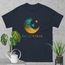 Eid Mubarak Crescent Moon & Star T-Shirt – Islamic Festive Tee, Ramadan & Eid Gift, Muslim Celebration Shirt