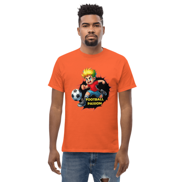 Football Passion T-Shirt | Energetic Soccer Fan Tee, Cartoon Sports Shirt, Game Day Outfit - Image 39