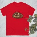 Gold Eid Mubarak T-Shirt, Islamic Calligraphy Tee, Festive Ramadan & Eid Celebration Outfit