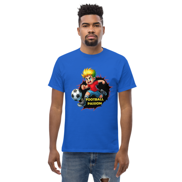 Football Passion T-Shirt | Energetic Soccer Fan Tee, Cartoon Sports Shirt, Game Day Outfit - Image 21