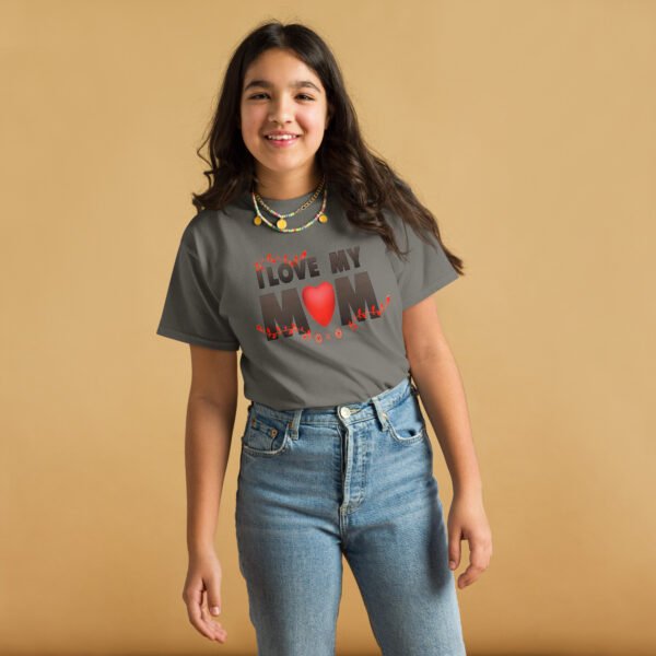 I Love My Mom Mothers Day T-shirt Women T-Shirt Mama Tee, Mom Shirt, Mom Lover Tee Top Girls T-shirt - Image 15