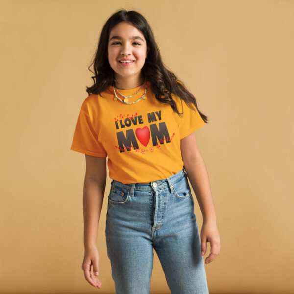 I Love My Mom Mothers Day T-shirt Women T-Shirt Mama Tee, Mom Shirt, Mom Lover Tee Top Girls T-shirt - Image 14