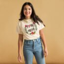 I Love My Mom Women’s Mothers Day T-shirt– Chic & Minimalist Festival Outfit