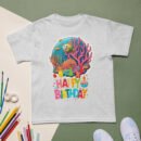 Kids Birthday Underwater T-Shirt Ocean Theme Boys & Girls Party Tee Fish & Coral Reef Design Fun & Colorful Gift