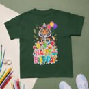 Boys & Girls Whimsical Tiger Birthday T-Shirt Fun Animal Party Outfit Kids Soft Cotton Perfect Birthday Gift